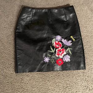 H&M Leather Skirt